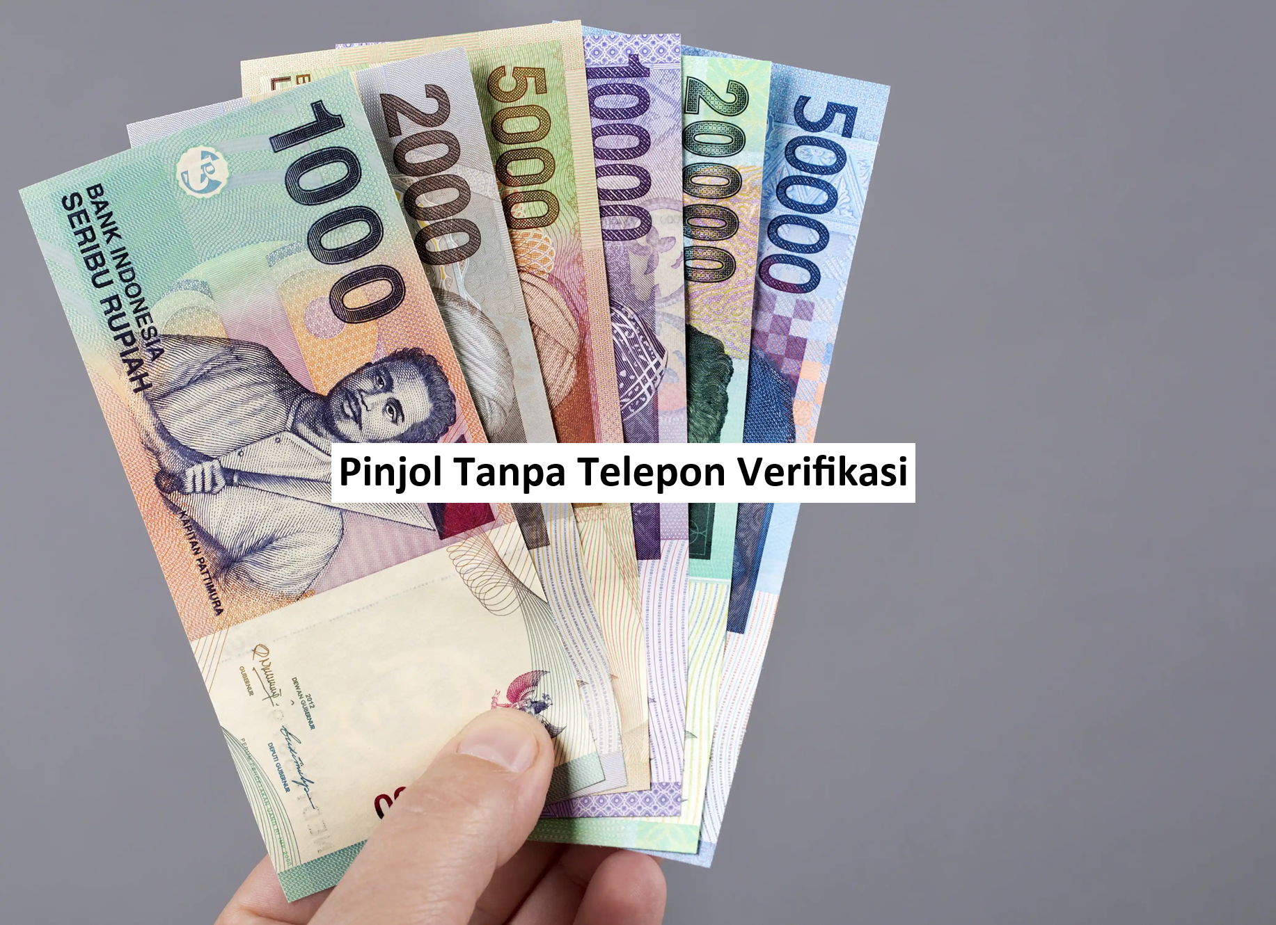 Pinjol tanpa telepon verifikasi